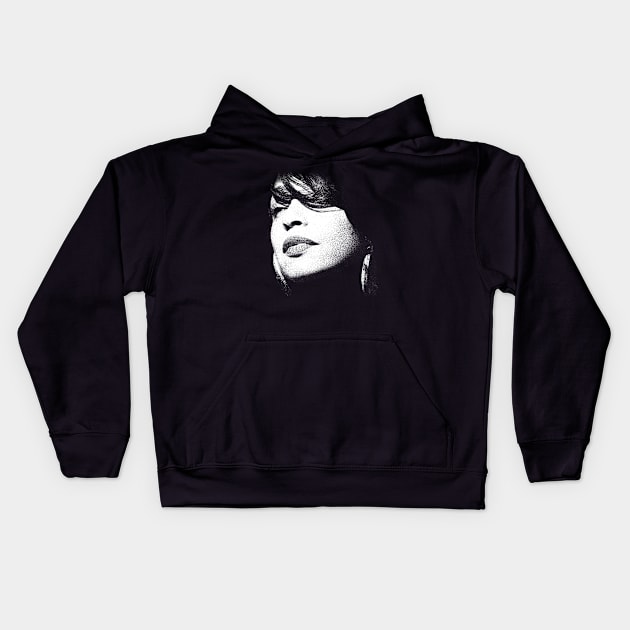 Black STYLE Sade Adu Singgle album Kids Hoodie by olerajatepe